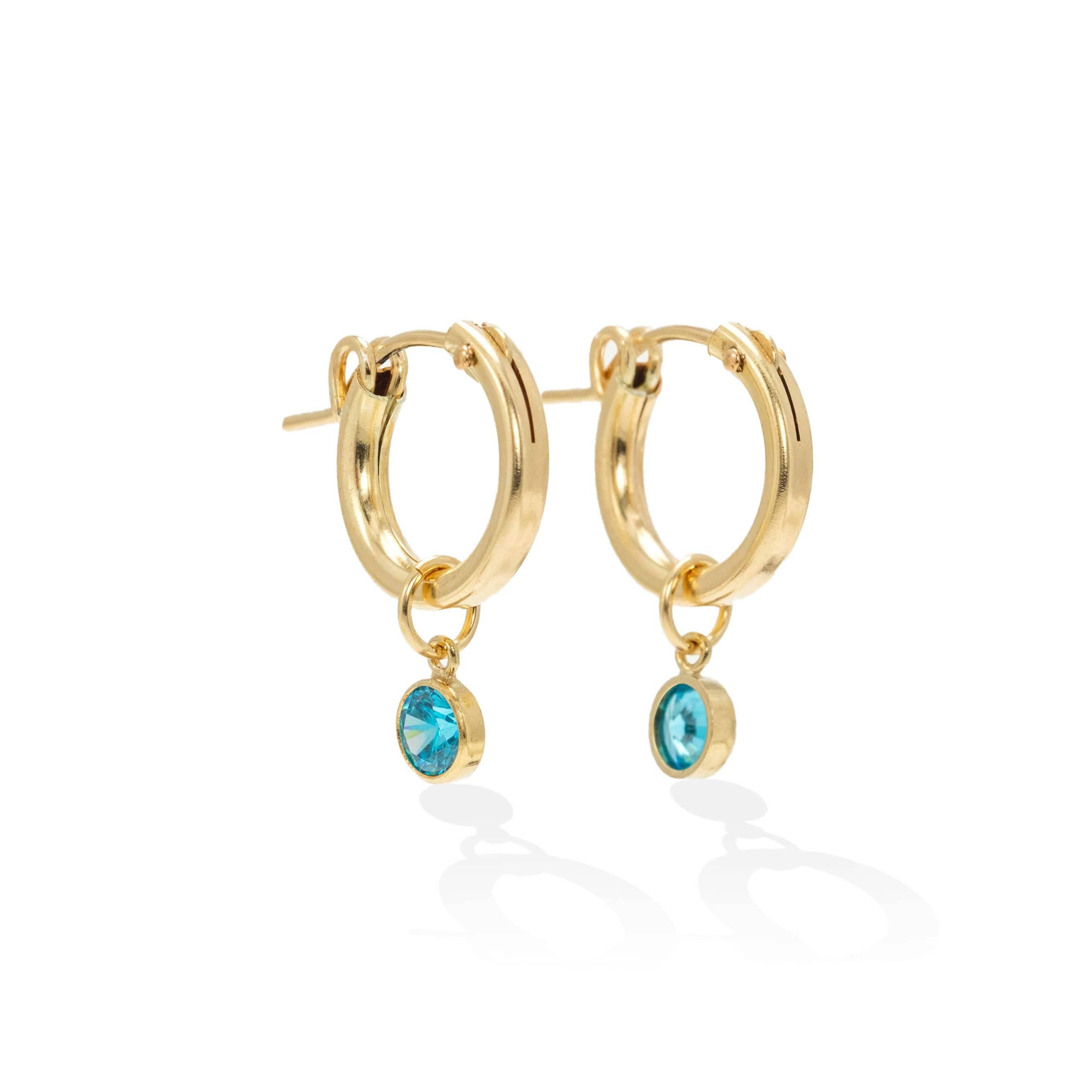 Lover's Tempo Jewelry - Wholesale Hoop Earrings - Birthstone Gold-Filled Hoop Earrings26
