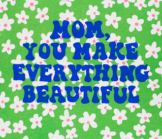 Alphabet Studios - Wholesale Mother's Day Card - BEAUTIFUL MOM FLOWERS GREETING CARD1