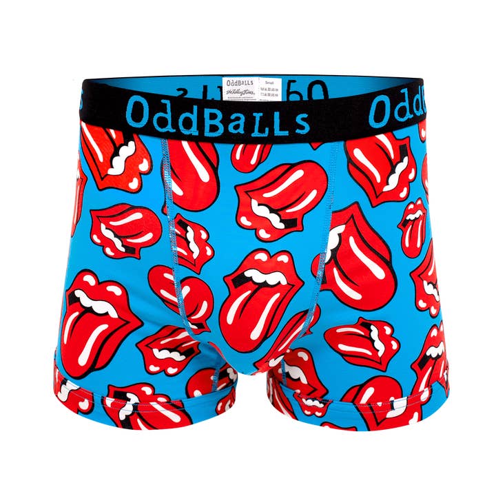 The Rolling Stones - Red - Mens Cotton Boxer Shorts for wholesale by OddBalls