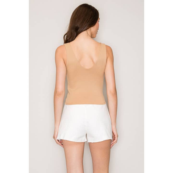 Popular 21 - Wholesale Knit Top - Women's - Double Layer Top with Scoop Neckline14