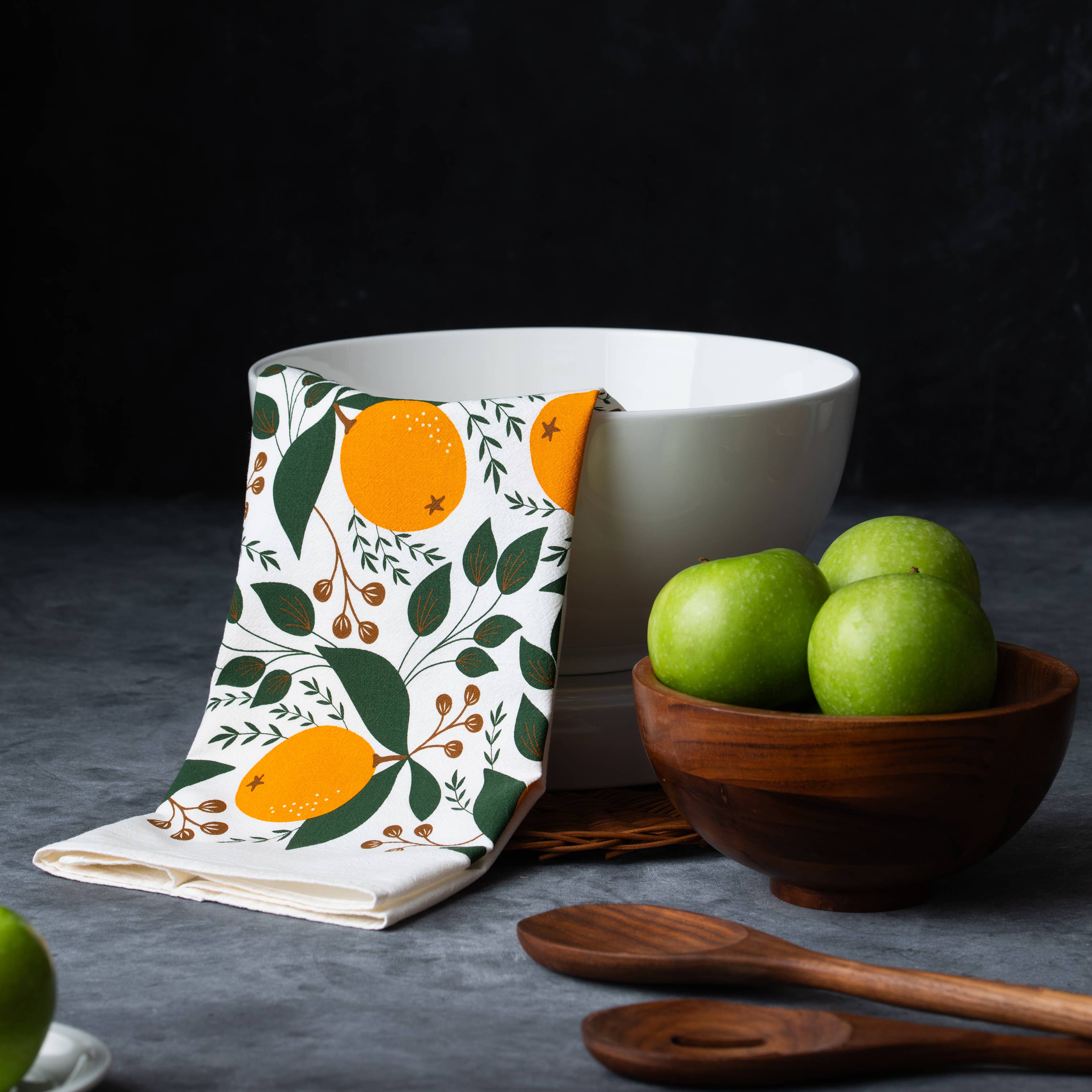 HAZELMADE® Tea Towels + Gifts - Wholesale Tea Towel - Winter Oranges Tea Towel | Kitchen Decor | Holiday4