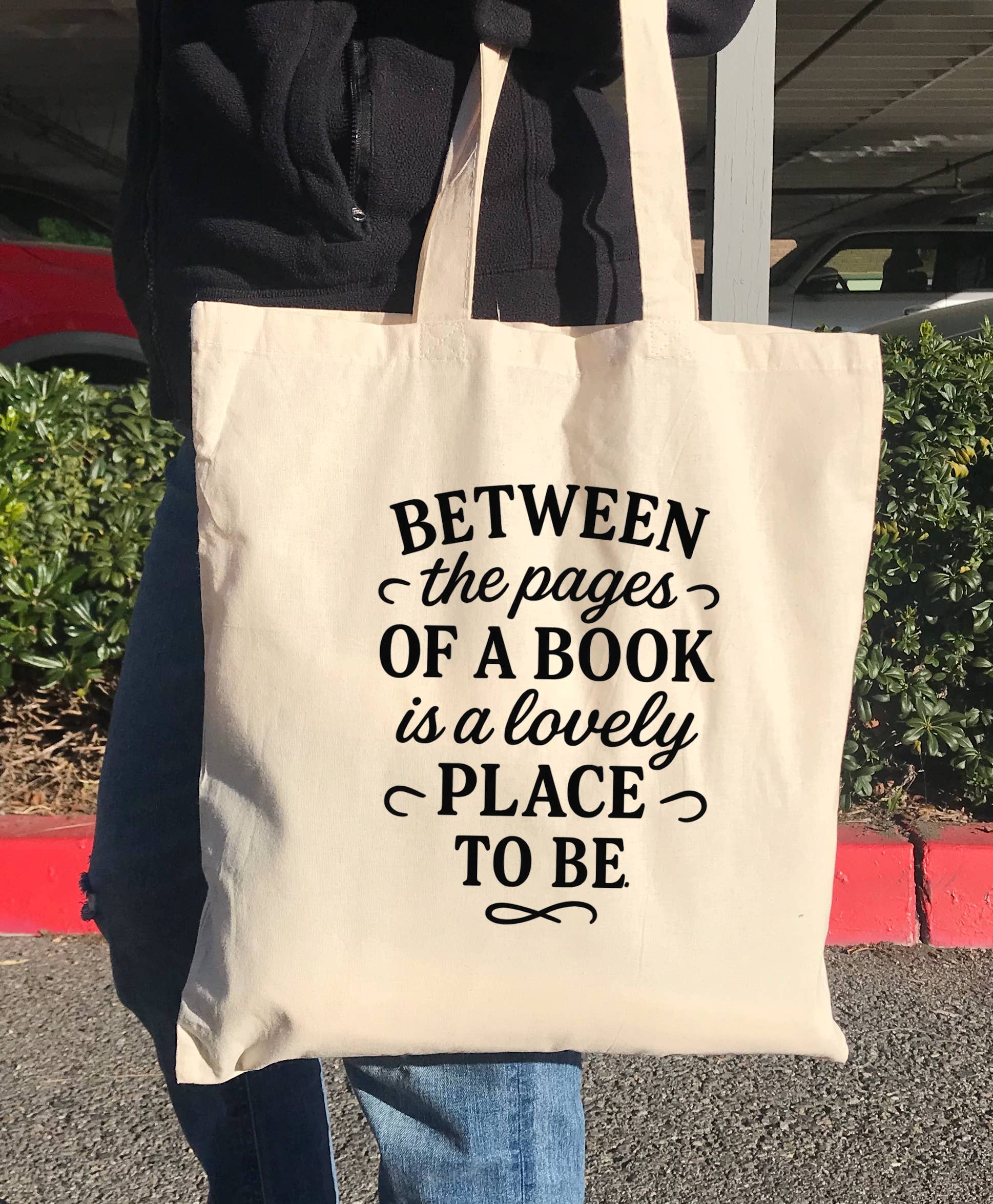 BodrumCrafts - Wholesale Tote Bag - Women's - Bookstore Tote Bag, Custom Printed Literary Quote Design Bag3