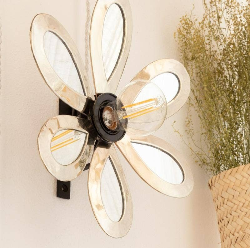 COSYDAR-DECO - Wholesale Wall Mirror - LULE Nickel Silver Wall Lamp - 30cm1