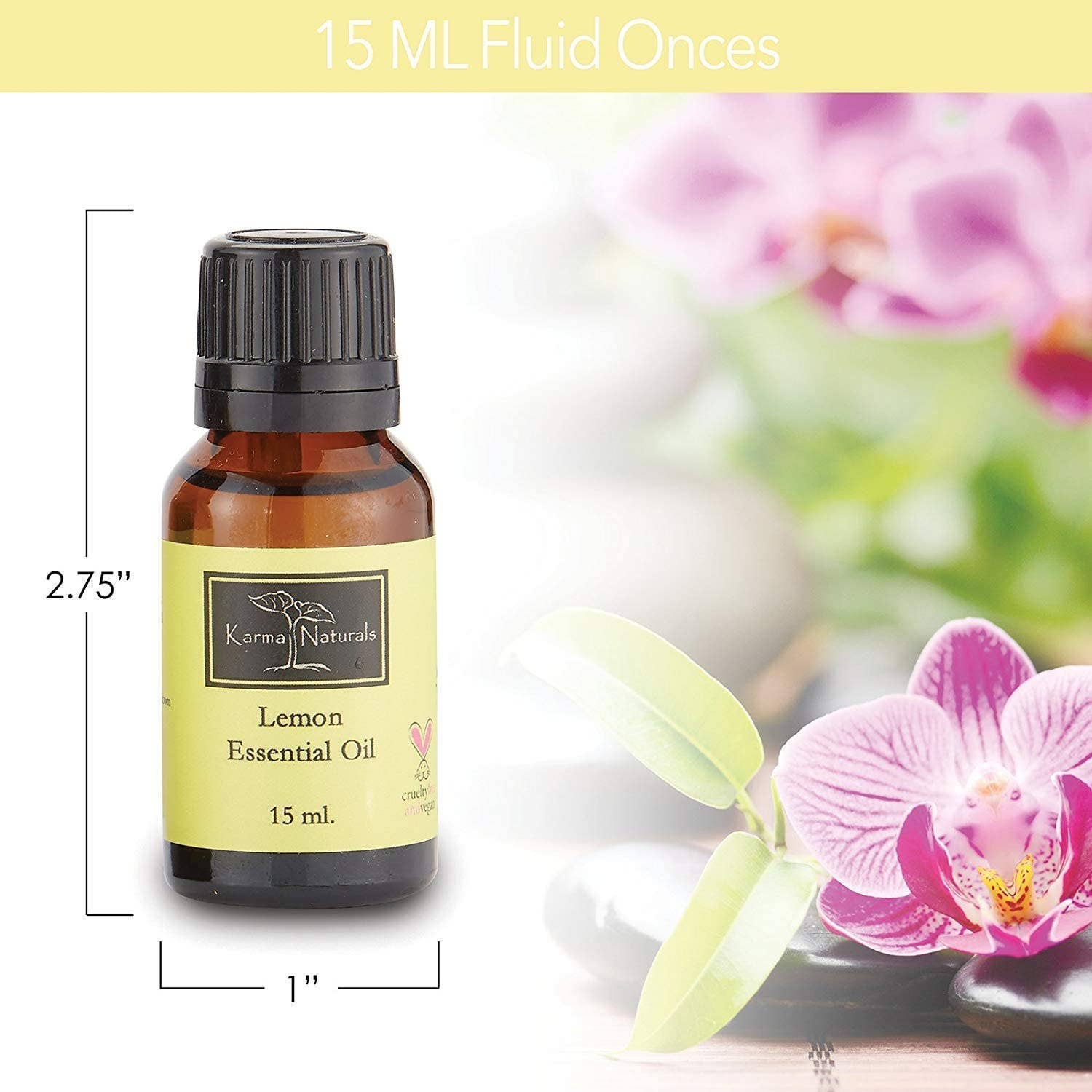 Karma Organic spa - Wholesale Essential Oil - Lemon - Essential Oil 100% Pure and Natural (15ml)3