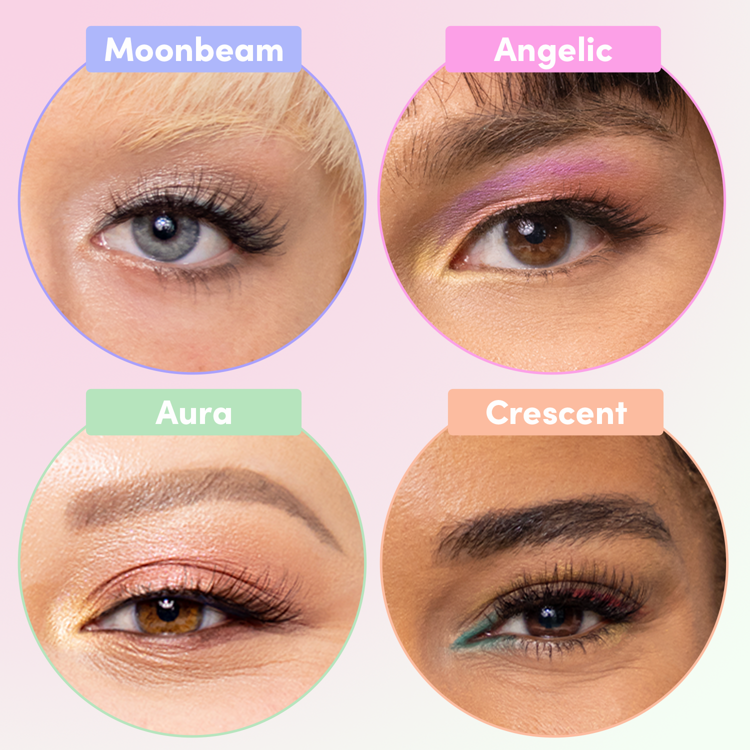 doe Beauty - Wholesale False/Fake Eyelashes - Fairy Starter Pack - Reusable 4 Styles Clear Band Lashes3