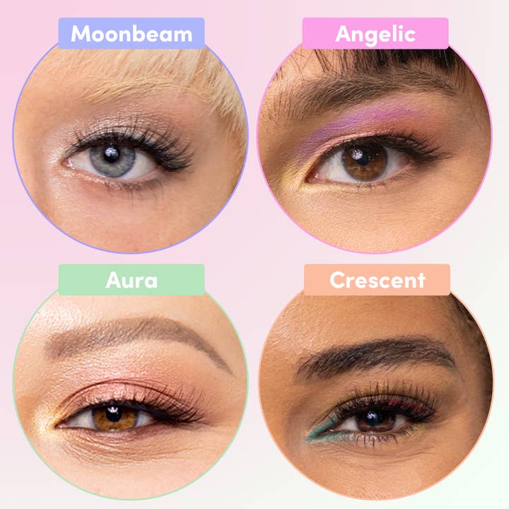 doe Beauty - Wholesale False/fake eyelashes - Fairy Starter Pack - Reusable 4 Styles Clear Band Lashes3