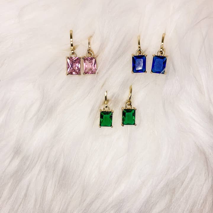 DRIP JEWELRY - Wholesale Dangle Earrings - MINI Rec Drop Earrings5