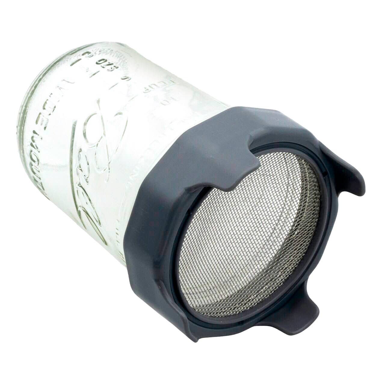 Mason Jar Lifestyle - Wholesale Food Storage Container - Rust Proof Sprouting Lid with Built-In Stand for Wide Mouth6