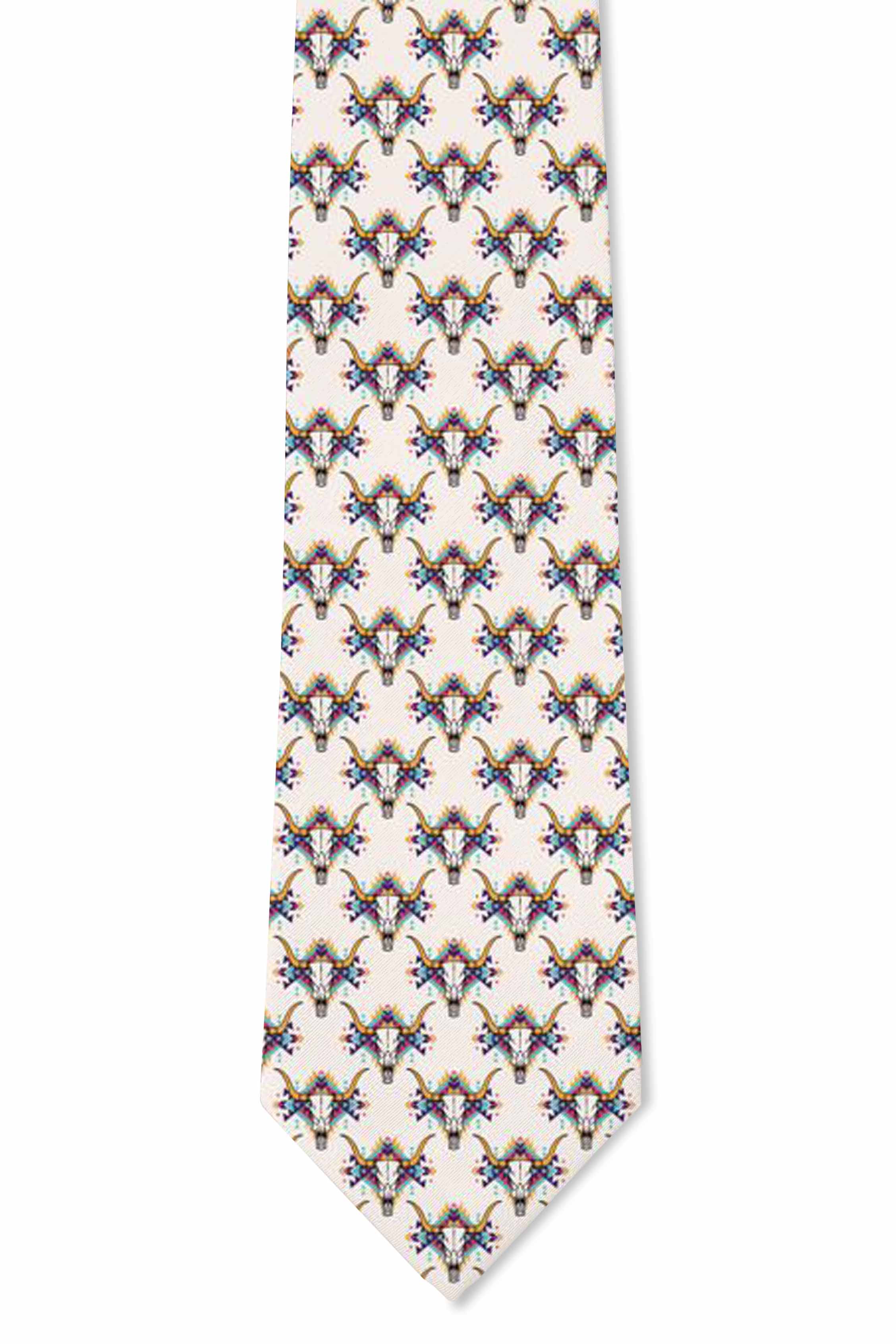Tough Apparel - Wholesale Necktie - Men's - Longhorn - Southwest Longhorn Tie1