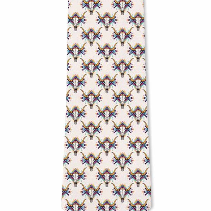 Tough Apparel - Wholesale Necktie – Men’s - Longhorn - Southwest Longhorn Tie1