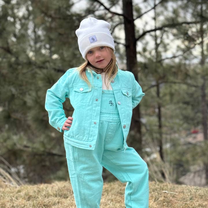 Powder | Bamboo Lined Denim Jacket for wholesale by Bubble Baby