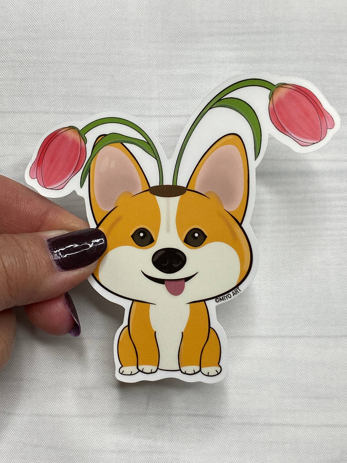 Miyo Art Design - Wholesale Sticker - Dogs of Spring Vinyl Sticker Set of 54