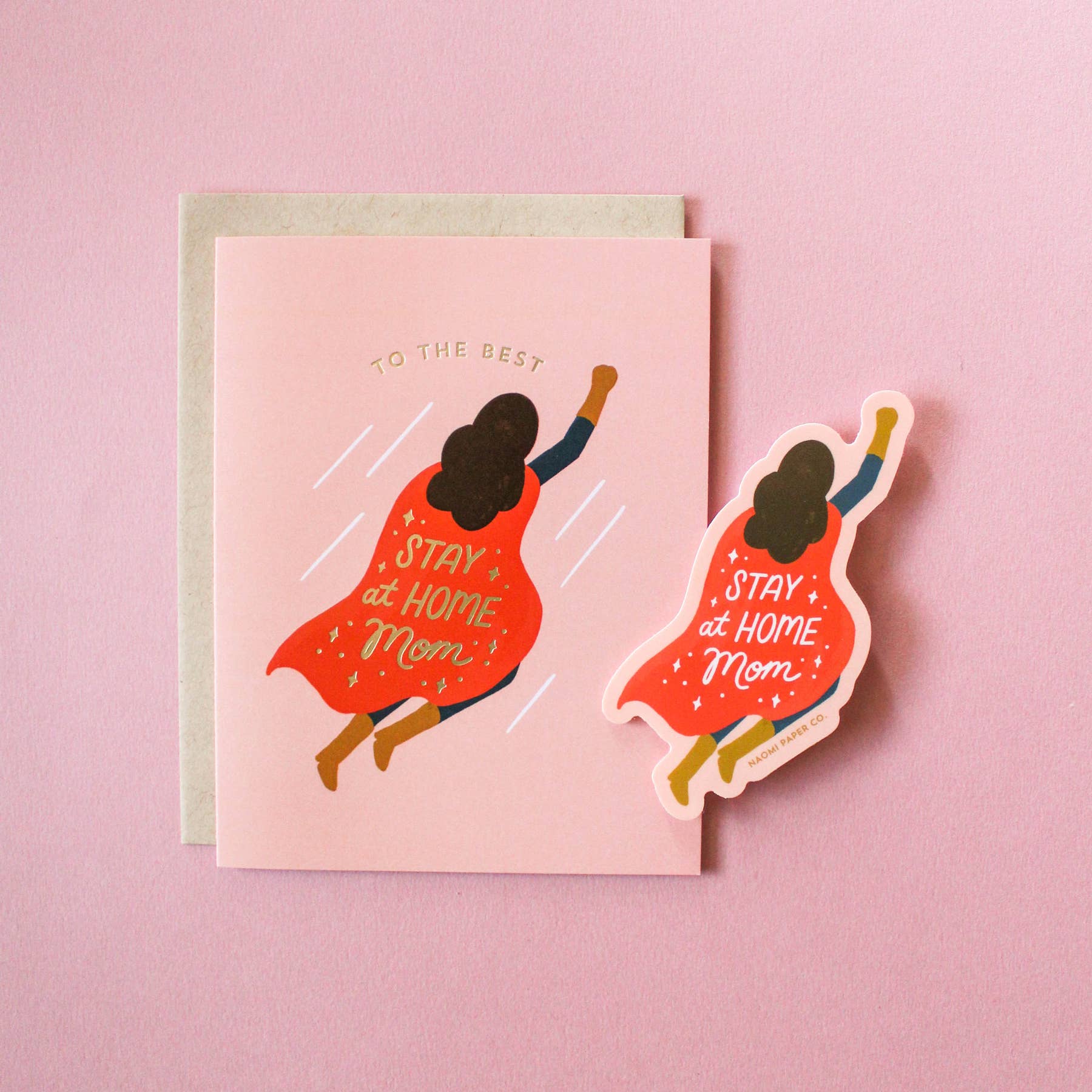 Naomi Paper Co. – Großhandel Muttertagskarten – Bleiben Sie zu Hause Mom Card3