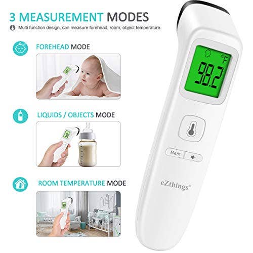 Reed – Engroshandel Termometer – EZThings pande termometer Medicinsk Non Touch infrarød med feber alarm1