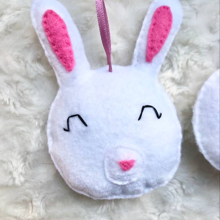 Bunny Ornament for wholesale by Charley & Ruth Designs
