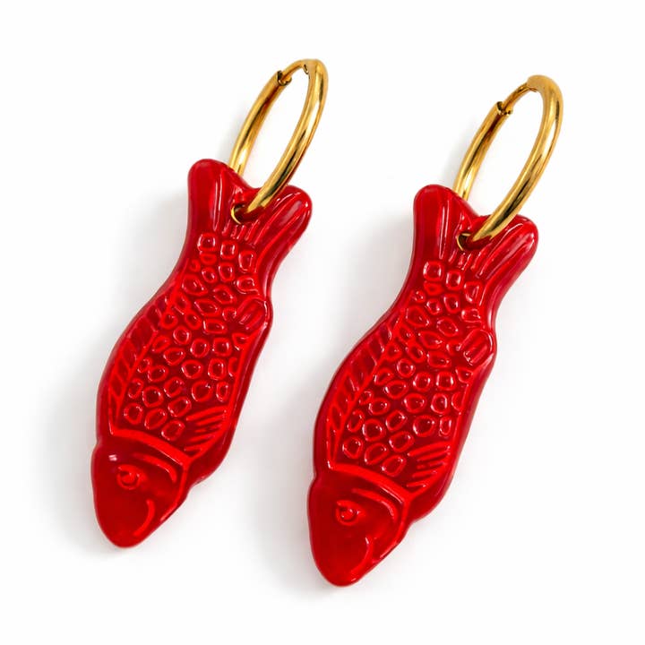 Sweetish Fish Earrings Pre-Order for wholesale by MackBecks