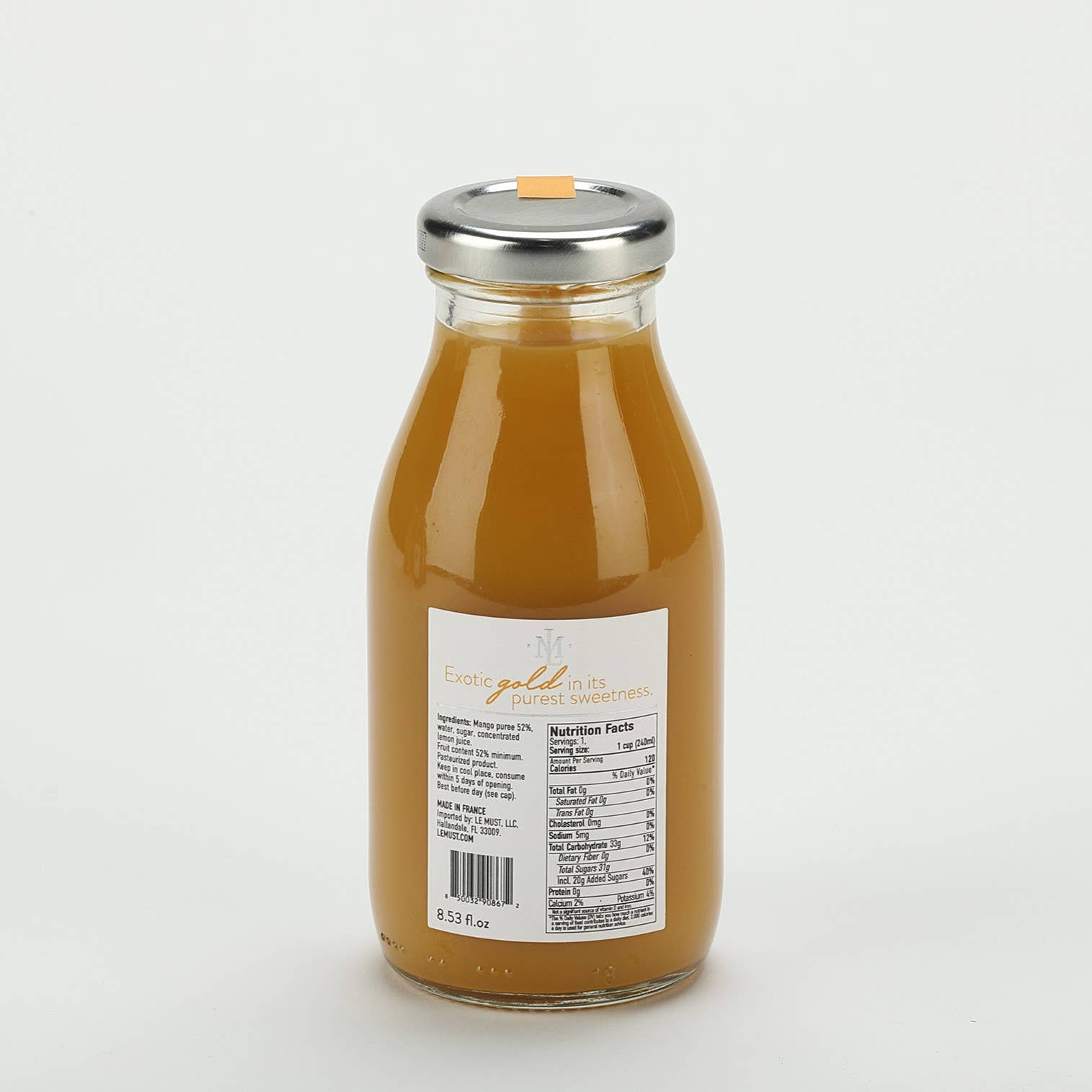 Le Must Condiments - Wholesale Jam - MANGO NECTAR ALLE NATUURLIJKE GLASFLLES 25 CL3