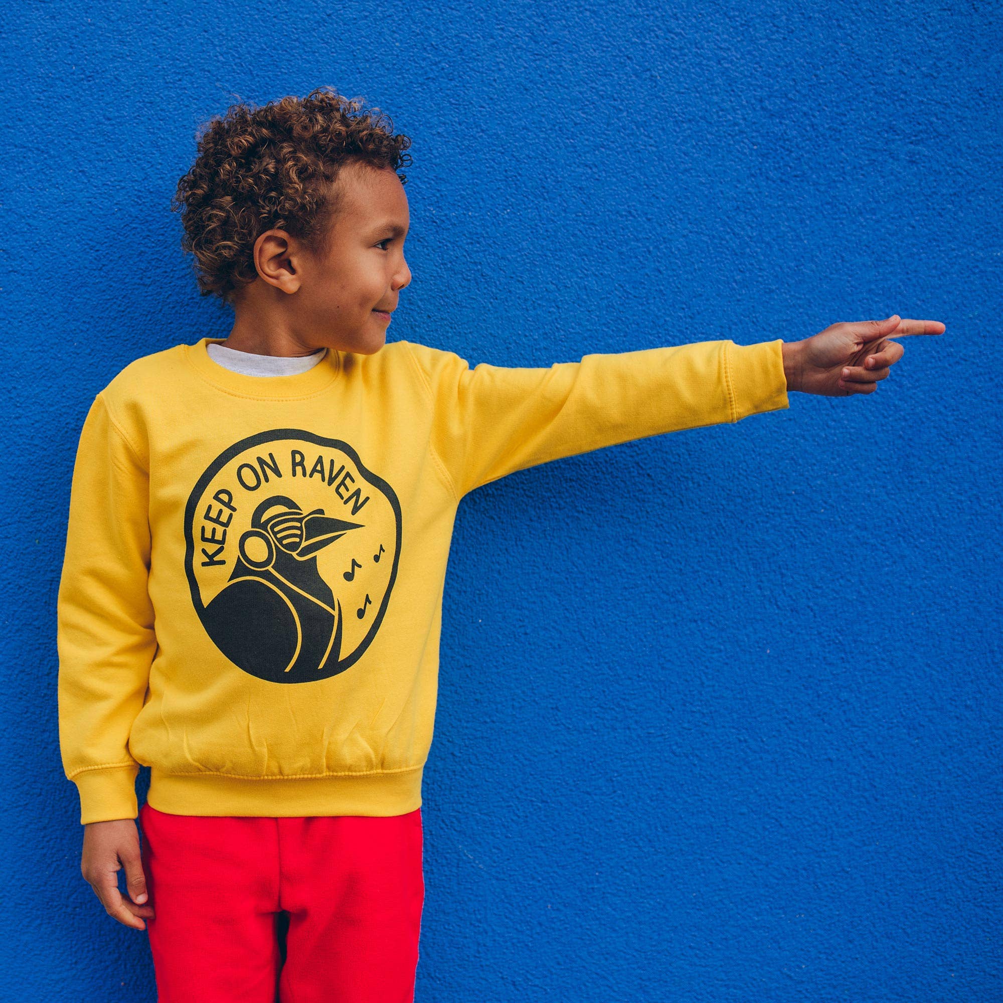 hello DODO - Wholesale Sweatshirt - Kids - Keep On Raven Kids Sweatshirt5