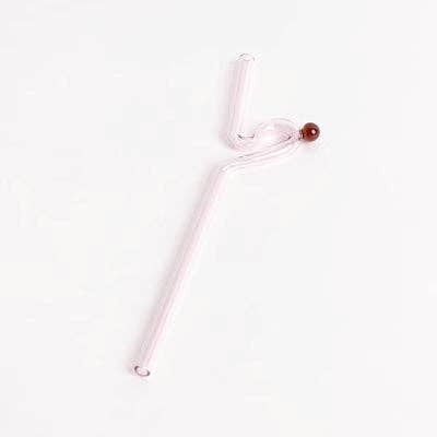 Filtrum Home - Wholesale Drinking Straw - Curvy Glass Straw Set11