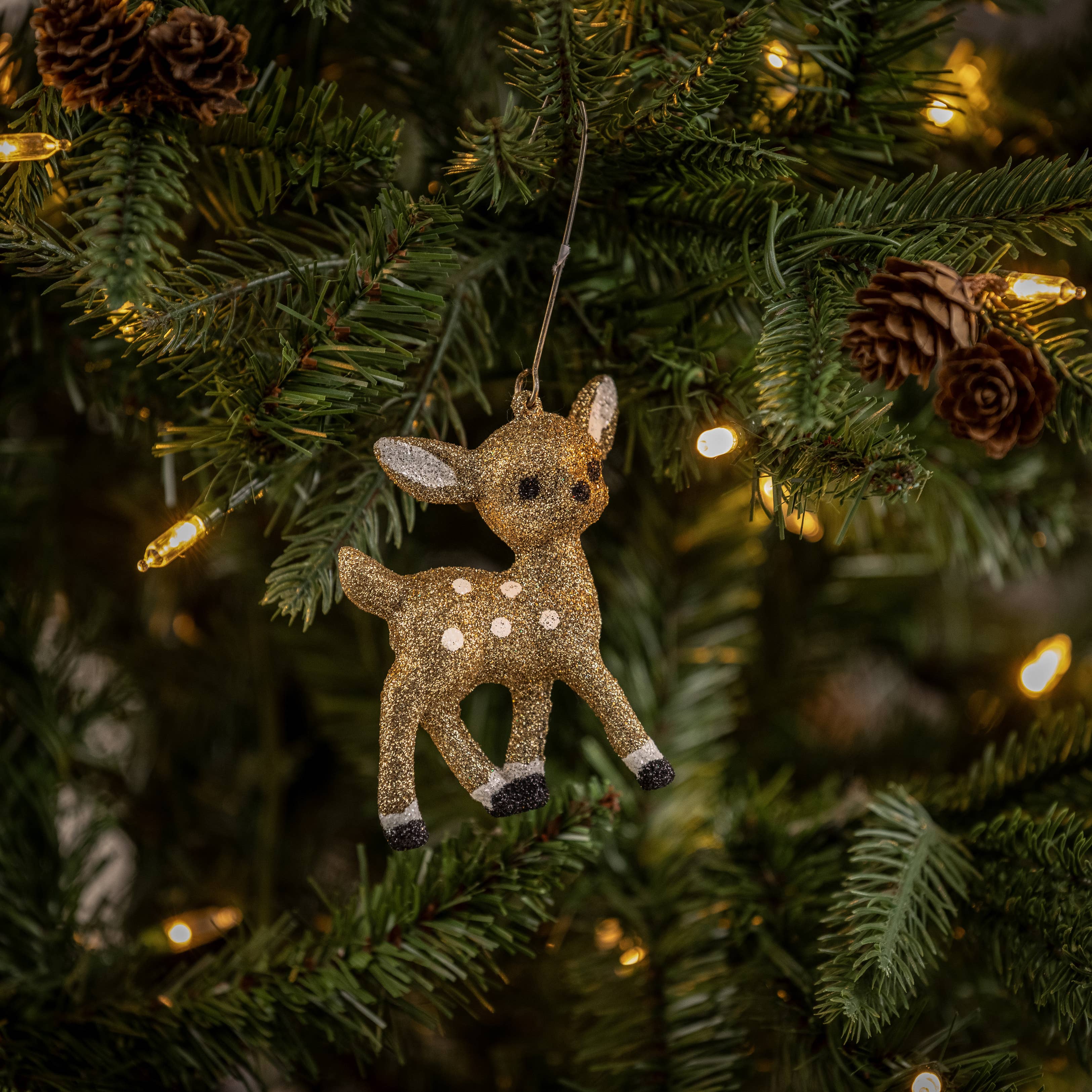 Ragon House - Wholesale Ornament - 3.25" GOLD STANDING DEER ORNAMENT1