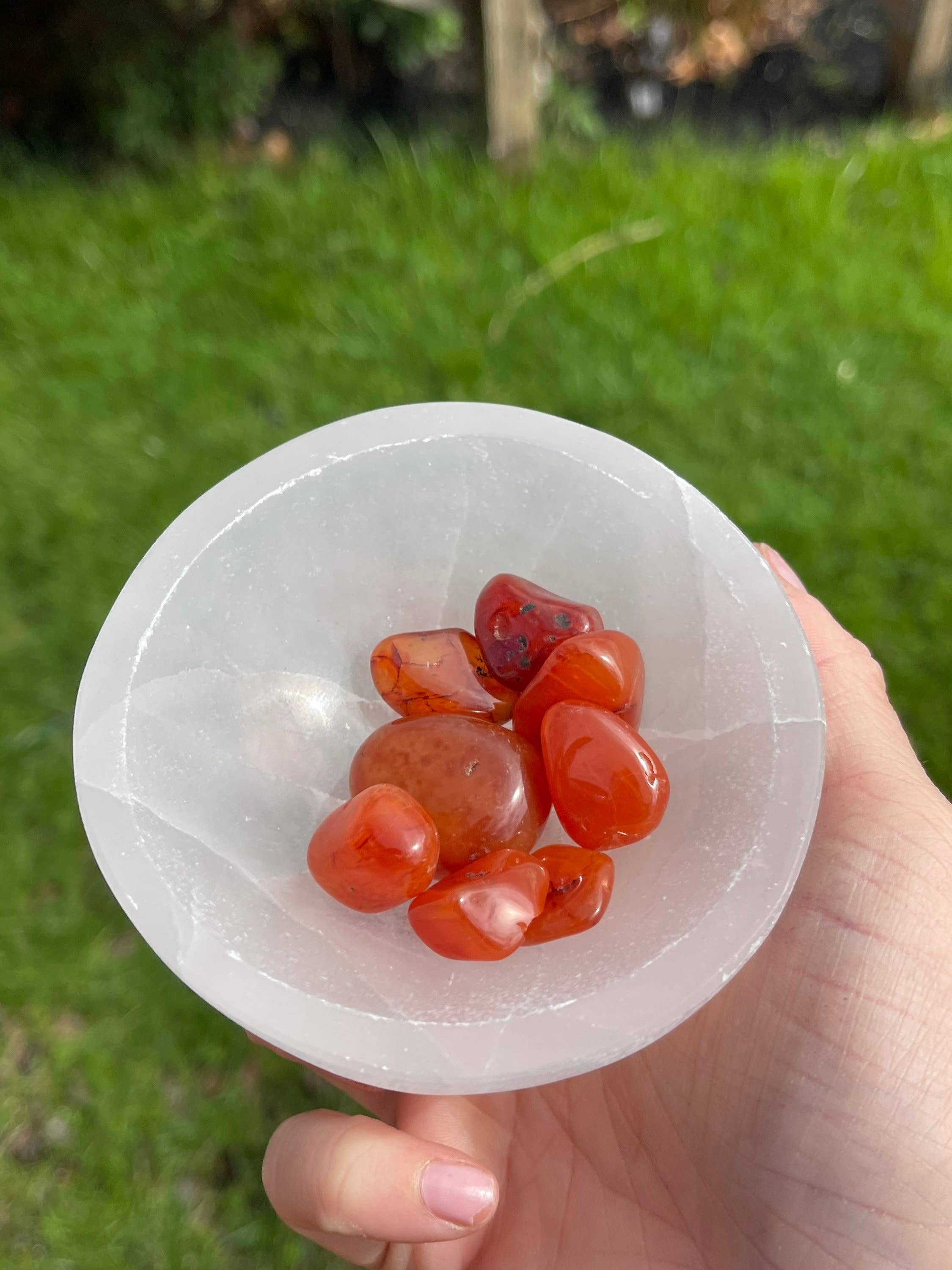 Tumbledshop - Wholesale Spiritual Stone/Crystal - Carnelian Tumbled Stones, You Choose1