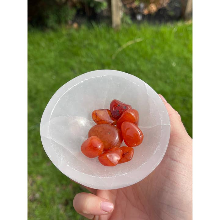 Tumbledshop - Wholesale Spiritual Stone/Crystal - Carnelian Tumbled Stones, You Choose1