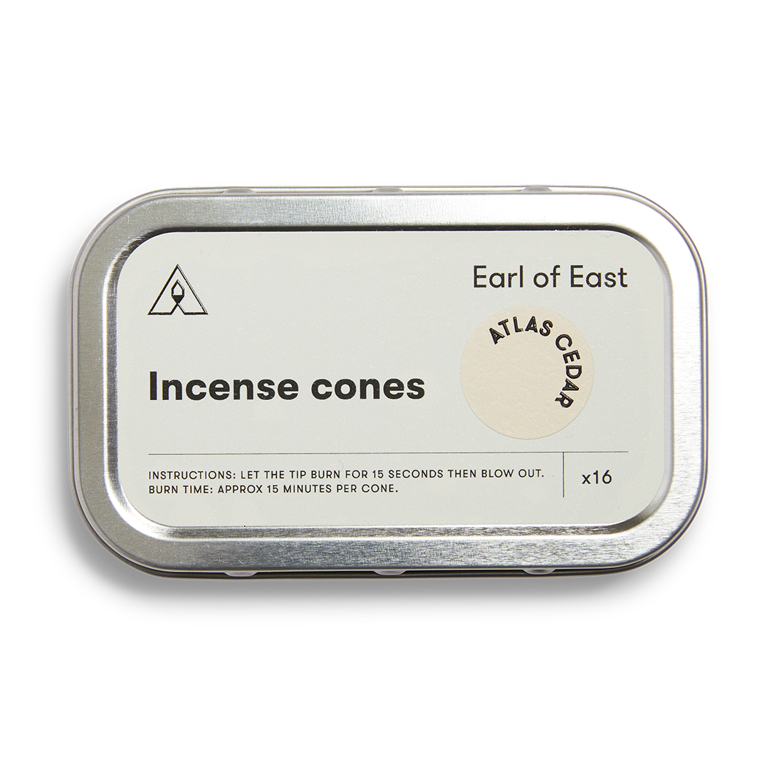 Earl of East – wholesale Incense – Atlas Cedar | Incense Cones 16pk2
