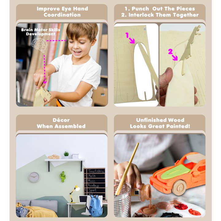 Cota Global - Wholesale Puzzle - Kids - 3D Puzzles - P-911 Sm2