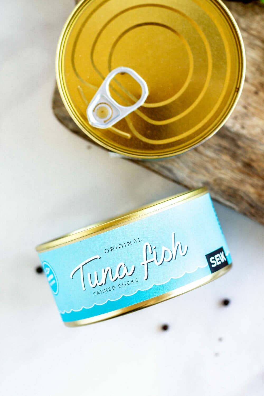 Red Tinned Fish Socks - Tuna (men size 40-46) for wholesale on Faire3