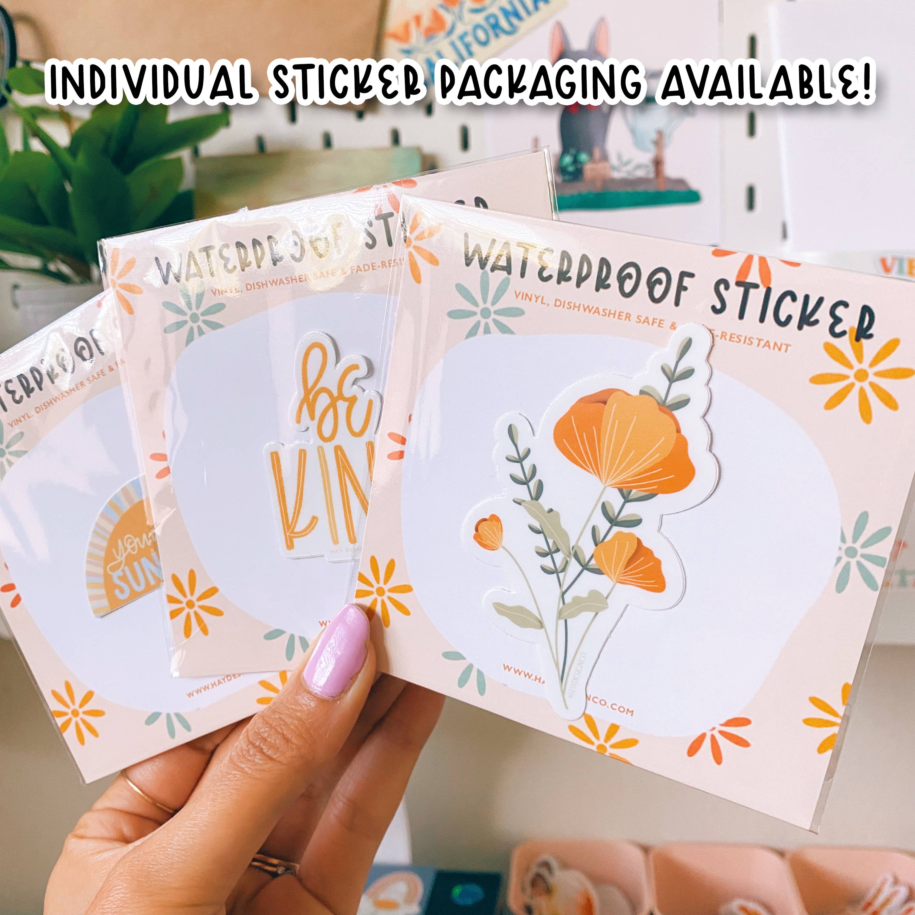 Hay Design Co. - Wholesale Sticker - Cowrie Shell Sticker4