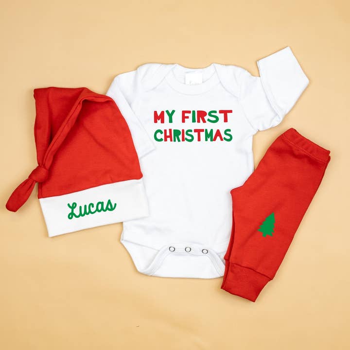 My First Christmas | Personalized Bundle for wholesale by Cuddle Sleep Dream