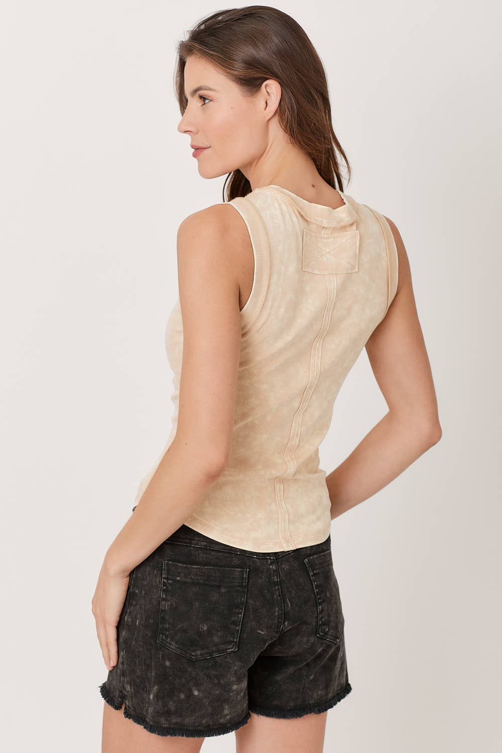 Mystree - Wholesale Tank Top - Women's - 60556 Exposed Seaming Ribbed Tank53