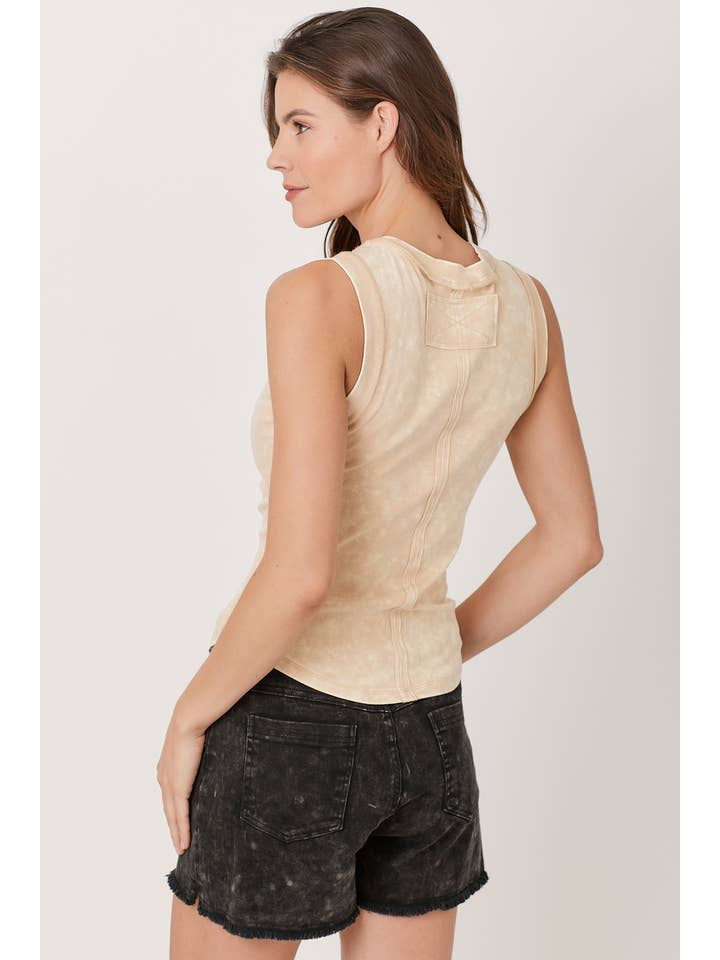 Mystree - Wholesale Tank Top - Women's - 60556 Exposed Seaming Ribbed Tank53