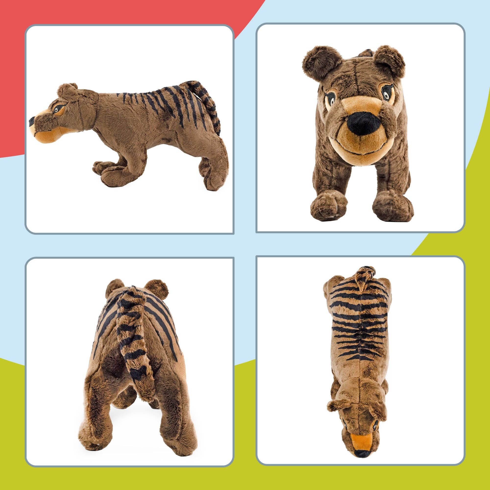 Kurated Korner - Vendita all'ingrosso Peluche - Bambini e neonati - Peluche Attatoy Tigre della Tasmania4