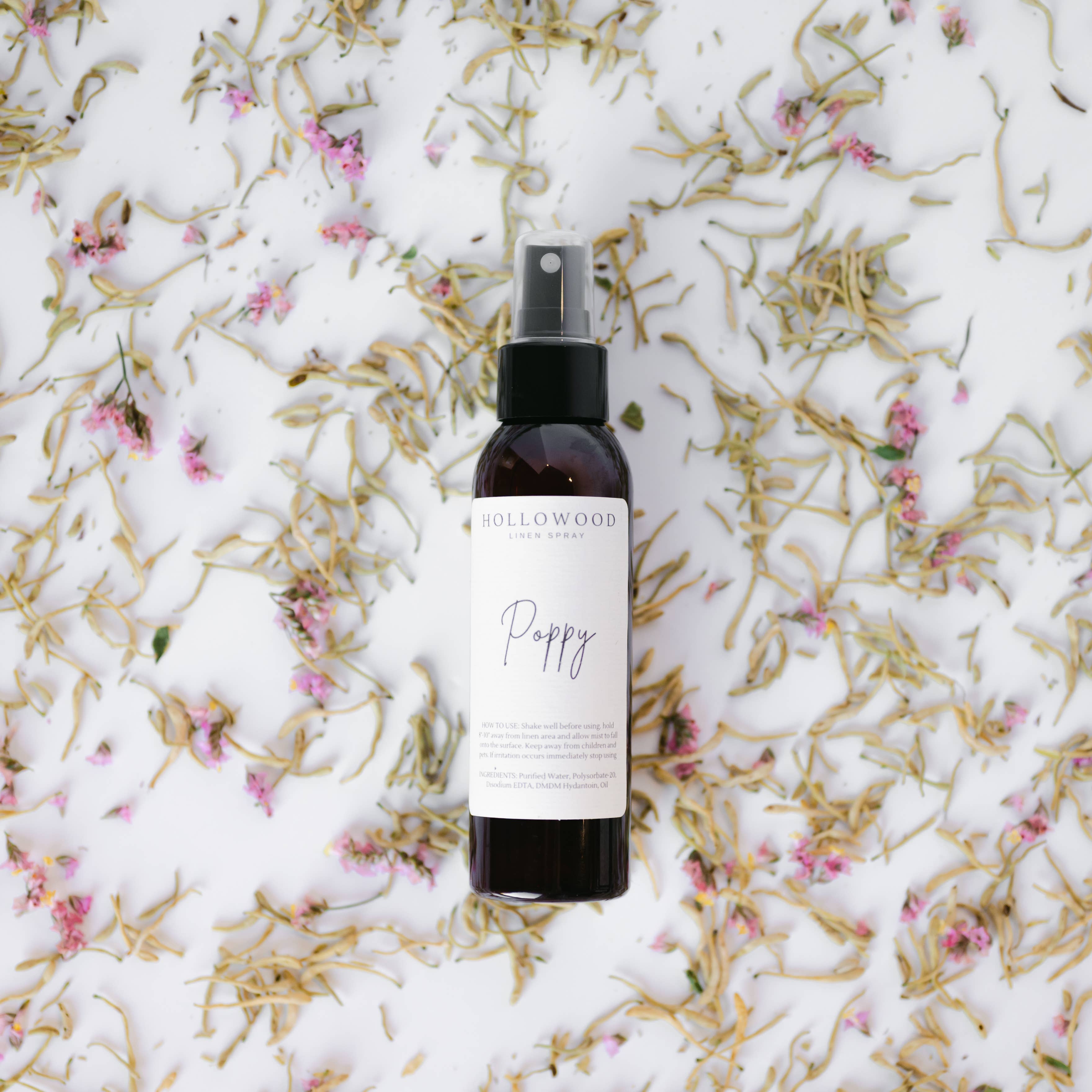 HOLLOWOOD FRAGRANCE - Wholesale Linen Spray - POPPY | LINEN SPRAY | EVERYDAY
