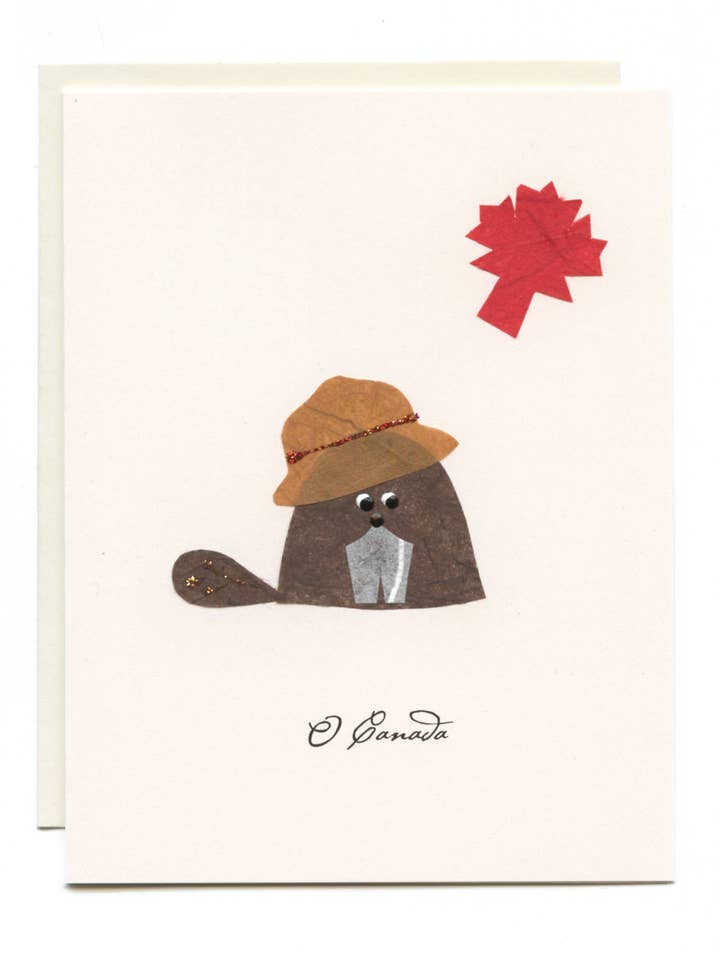 "O'Canada" Beaver Mountie for wholesale by FLAUNT HANDMADE CORRESPONDENCES