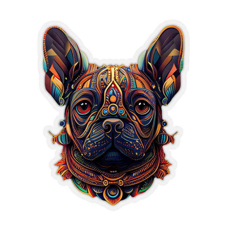 Waterproof Vinyl Sticker - Mayan Dog Vinyl Sticker for wholesale by Smartstead Homestead