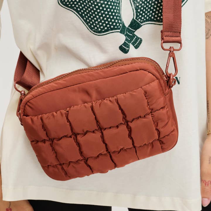 Sol and Selene - Wholesale Crossbody Bag - Women's - Inspiration - Quilted Puffer Nylon Crossbody78