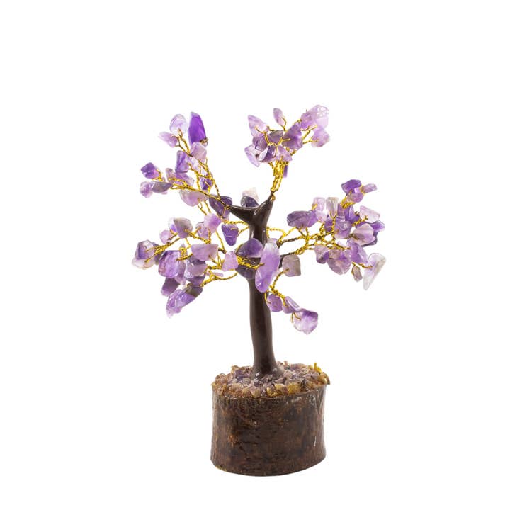 Quasar Gems USA - Venta al por mayor Escultura - Árboles de piedras preciosas con 100 piedras5