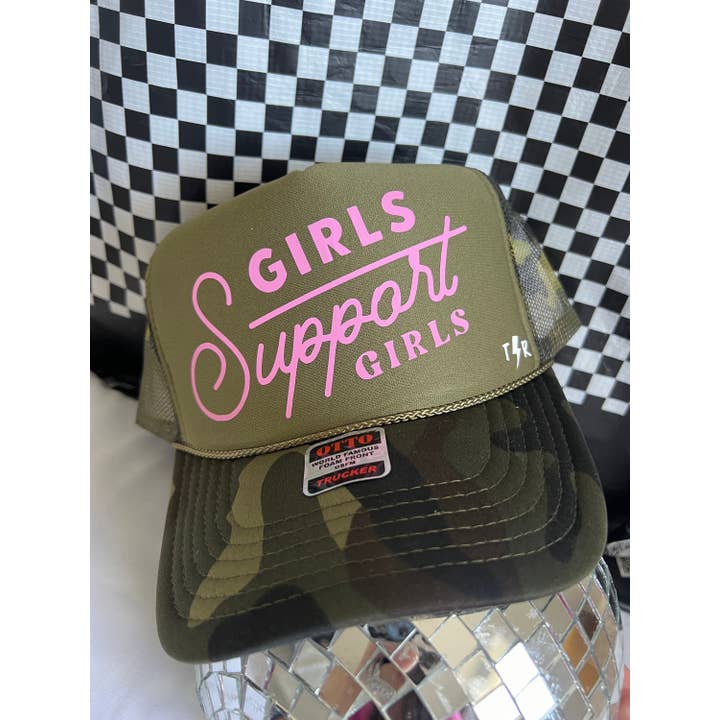 Tipsy Rodeo - Wholesale Trucker Hat - Women's - Girls Support Girls Trendy Trucker Hat For Women And Moms