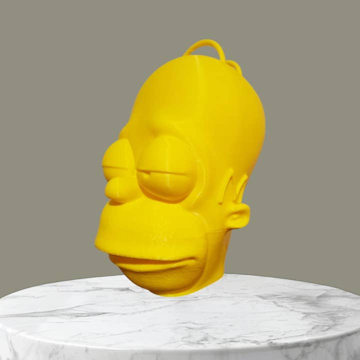 Support de casque Homer Simpson, accessoire de bureau amusant pour gamer, support de casque geek, cadeau pour les gamers, organiseur de bureau imprimé en 3D. pour la vente par PerfectionIn3D