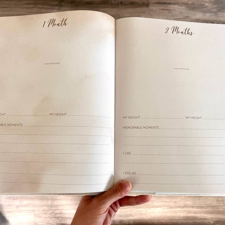 Grow With Me Baby Co - Wholesale Memory Book - Kids & Baby - Baby Memory Book, Newborn Book6