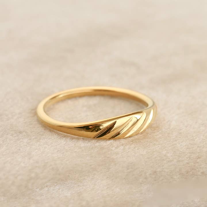 Blueyejewelry - Wholesale Band/Stacked Ring - Gold Stacker Rings - Tarnish-free Dainty and Bold Rings