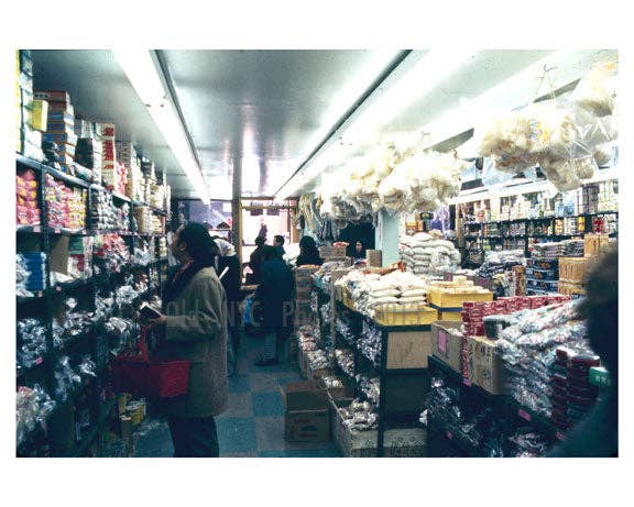 Old NYC Photos - Wholesale Art Print - Chinatown grocery store - Downtown Manhattan, NY0