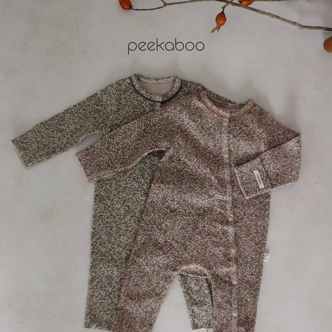 Baby Girl Floral Long Sleeves Romper Fall Winter Printed for wholesale by peekaboo