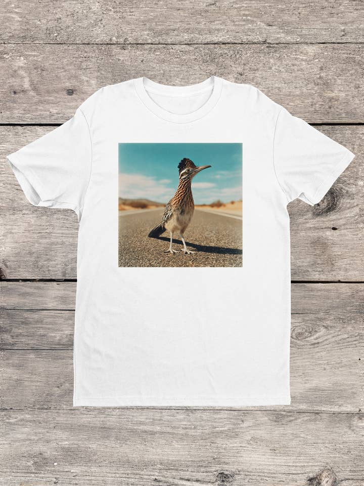 Majestic Roadrunner Desert Vibe Men's T-shirt for wholesale by Swift Retail
