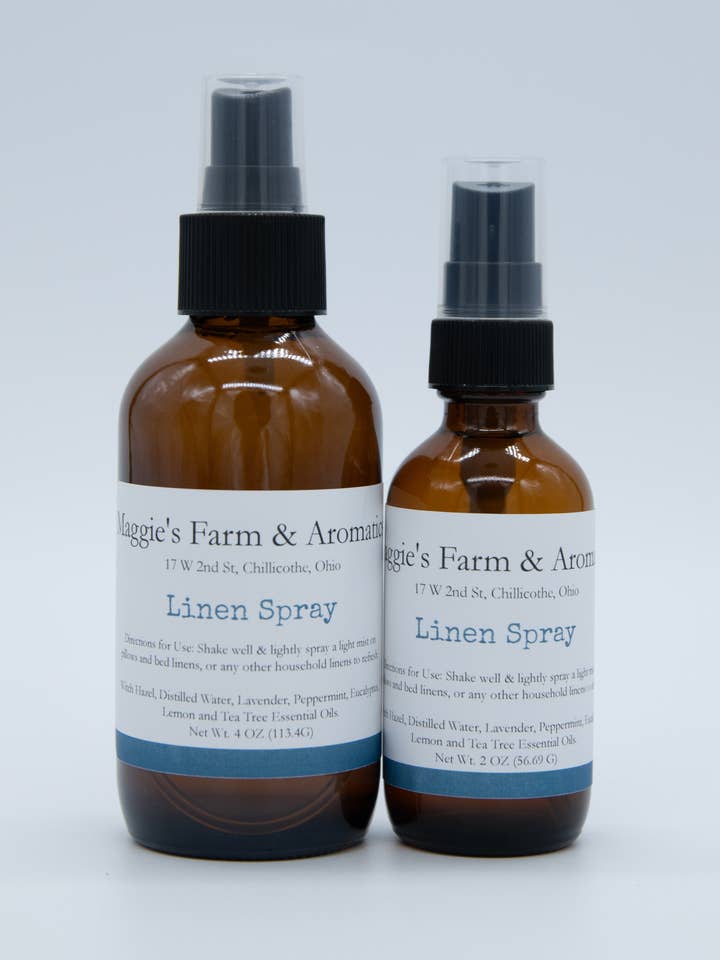 Linen Spray/ Room Spray/ Fabric Spray/ Essential Oil Spray for wholesale by Maggie's Farm & Aromatics