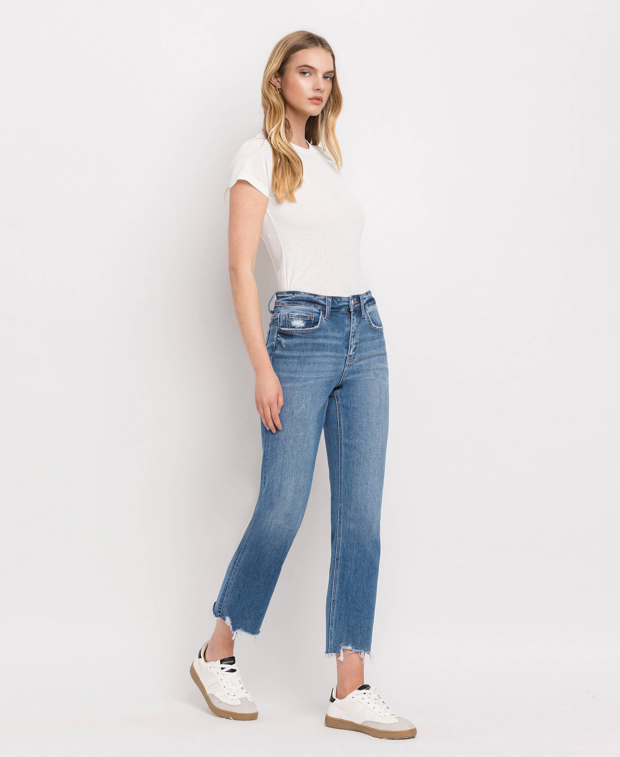 GALLANT HIGH RISE REGULAR STRAIGHT JEANS T6224 for wholesale on Faire7