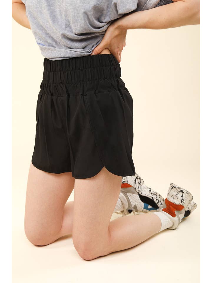 VERY J - Vendita all'ingrosso Pantaloncini sportivi - Donna - NP70025-Pantaloncini sportivi in vita elasticizzata8