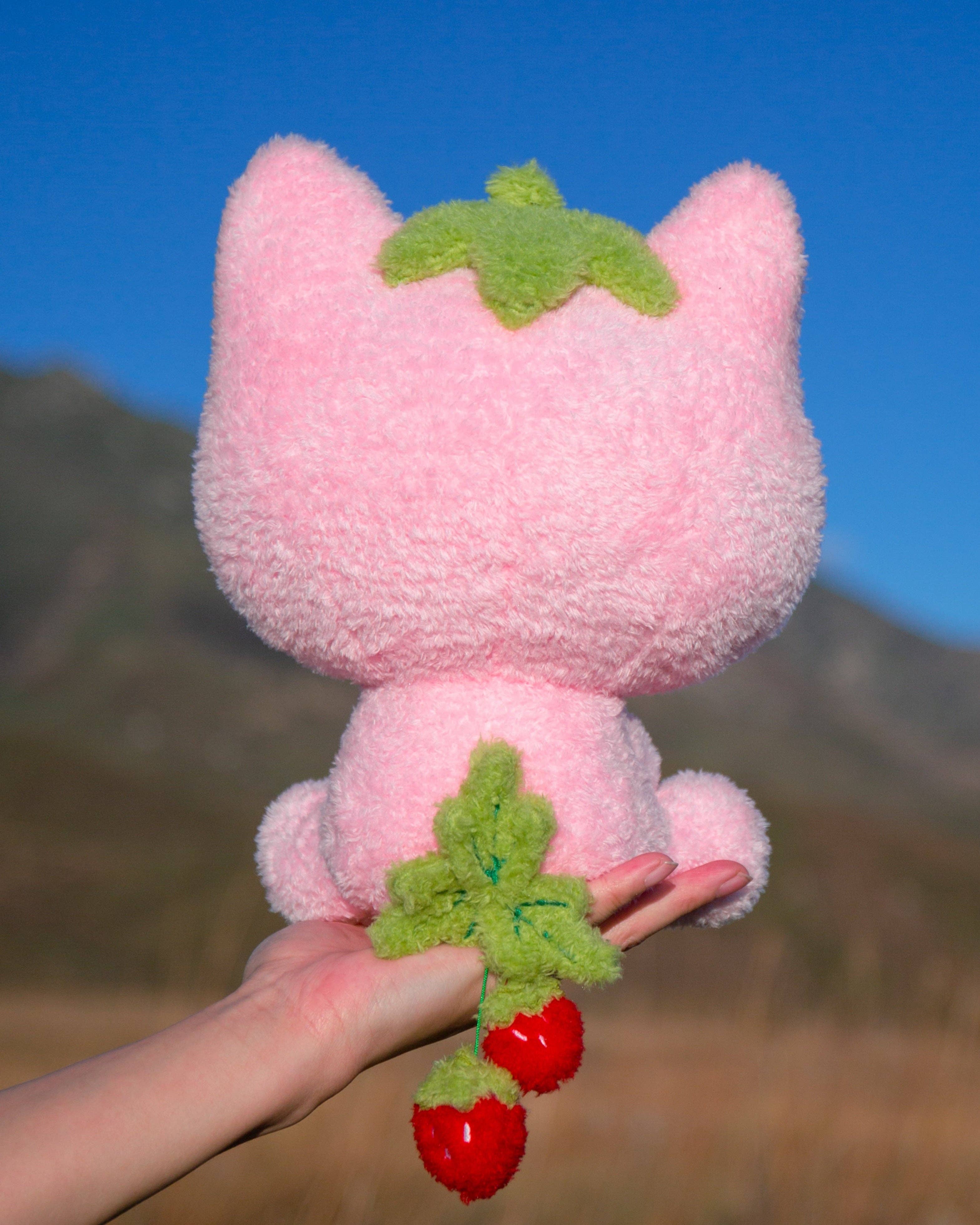 MikouArt - Wholesale Stuffed/Plush Toy - Kids & Baby - Strawmi – Strawberry Cat Plush Toy9